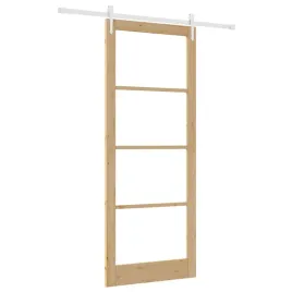 drzwi-przesuwne-brazowy-93-x-232-cm-drewno-i-metal