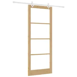 drzwi-przesuwane-brazowy-93-x-232-cm-drewno-i-metal