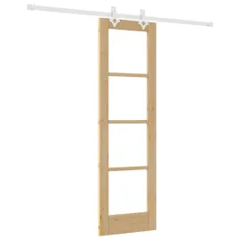 drzwi-przesuwane-brazowy-61-x-1985-cm-drewno-i-metal