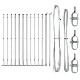 slupki-ogrodzeniowe-13-pcs-srebrny-o32mm-110-cm