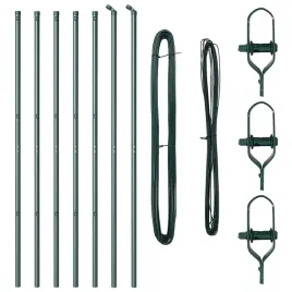 slupki-ogrodzeniowe-7-pcs-zielony-o32mm-150-cm