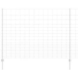 ogrodzenie-z-slupkami-srebrny-1-6-x-25-m-stal