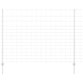 ogrodzenie-z-slupkami-srebrny-1-6-x-25-m-stal