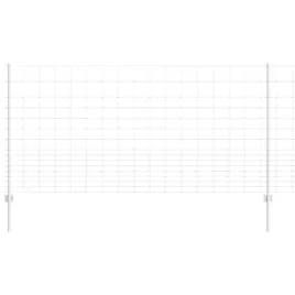 ogrodzenie-z-slupkami-srebrny-1-2-x-25-m-stal
