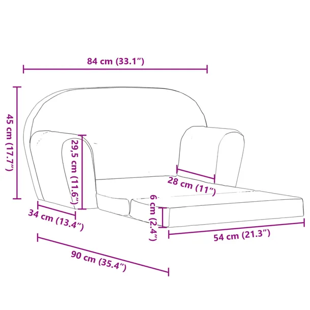 sofa-amerykanka-dziecieca-jasnoszara
