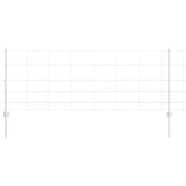ogrodzenie-z-slupkami-srebrny-0-8-x-100-m-stal