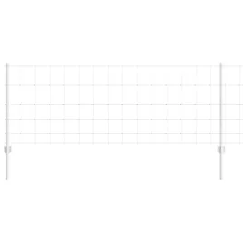 ogrodzenie-z-slupkami-srebrny-0-8-x-100-m-stal