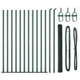 ogrodzenie-z-slupkami-zielony-1-5-x-25-m-stal-pokryta-pcv
