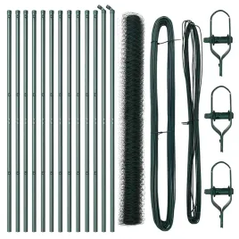 ogrodzenie-z-slupkami-zielony-1-5-x-25-m-stal-pokryta-pcv