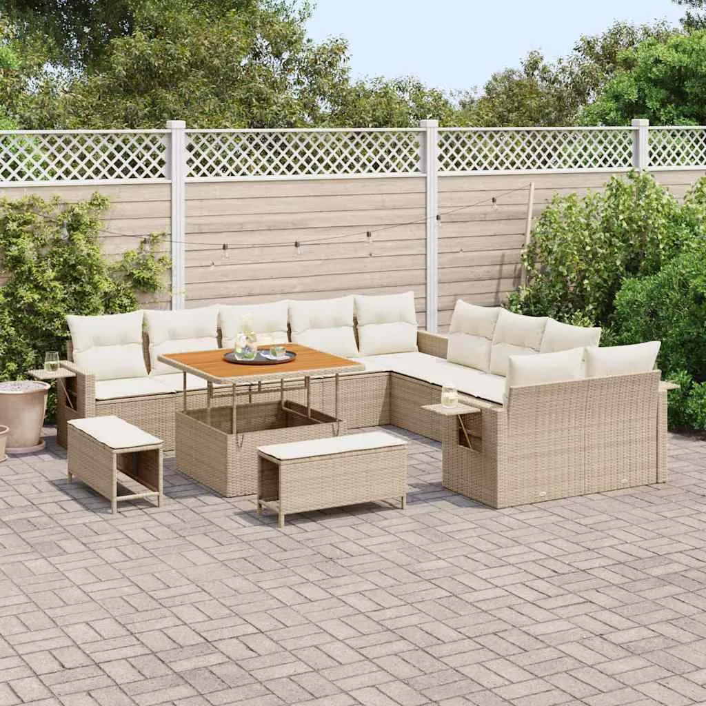 zestaw-sof-na-ogrod-13-pcs-bezowy-polirattan-stan-nowy