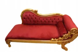 czerwona-palacowa-sofa-kanapa-lezanka-szezlong-drewno-welur-styl-barok