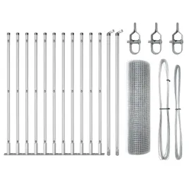 ogrodzenie-z-slupkami-srebrny-05-x-25-m-stal