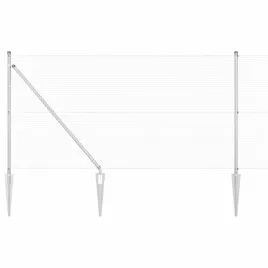 ogrodzenie-z-slupkami-srebrny-1-x-50-m-stal