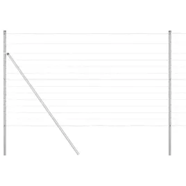 ogrodzenie-pastwiskowe-srebrny-50-x-1-4-m-stal-galwanizowana