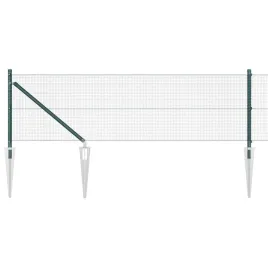ogrodzenie-z-slupkami-zielony-0-6-x-10-m-stal