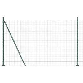 ogrodzenie-z-slupkami-zielony-1-6-x-10-m-stal