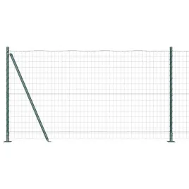 ogrodzenie-z-slupkami-zielony-1-2-x-10-m-stal
