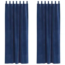 zaslony-z-zaslonami-2-pcs-granatowy-140-x-225-cm-aksamit