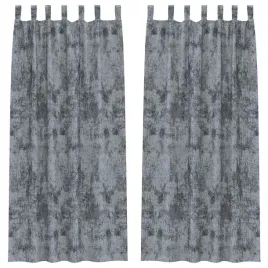 zaslona-z-zaslonami-2-pcs-srebrny-szary-225-x-140-cm-aksamit