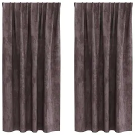 zaslona-z-zaslonami-2-pcs-brazowy-175-x-140-cm-aksamit