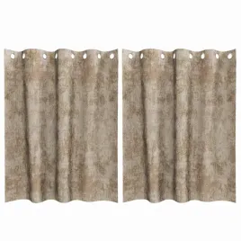 zaslona-z-zaslonami-2-pcs-szampanski-140-x-140-cm-aksamit