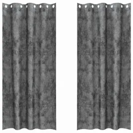 zaslona-z-zaslonami-2-pcs-szary-260-x-140-cm-aksamit