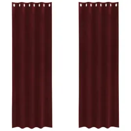 zaslony-z-zaslonami-2-pcs-czerwone-wino-140-x-245-cm-aksamit