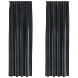 zaslony-z-zaslonami-2-pcs-ciemno-szary-140-x-225-cm-aksamit