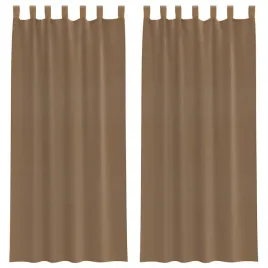 zaslony-woalowe-z-petelkami-2-szt-jasnobrazowe-140x245-cm