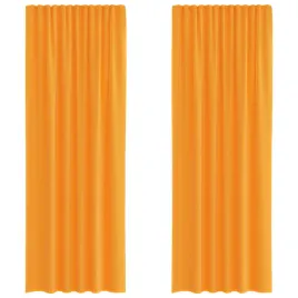 zaslony-woalowe-z-kieszeniami-na-drazek-2-szt-pomaranczowe