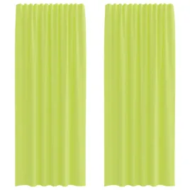 zaslony-woalowe-z-kieszeniami-na-drazek-2-szt-jablko-zielone