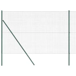 ogrodzenie-z-slupkami-zielony-1-5-x-25-m-stal