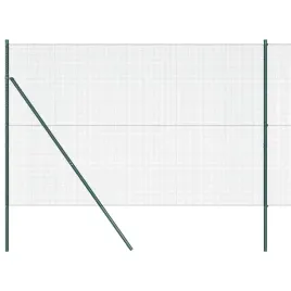 ogrodzenie-z-slupkami-zielony-1-5-x-25-m-stal