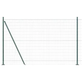 ogrodzenie-z-slupkami-zielony-1-5-x-10-m-stal