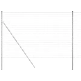 ogrodzenie-z-slupkami-srebrny-1-5-x-10-m-stal