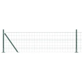 ogrodzenie-z-slupkami-zielony-0-4-x-10-m-stal