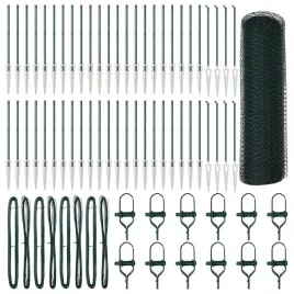 ogrodzenie-z-slupkami-zielony-0-5-x-100-m-stal-pokryta-pcv