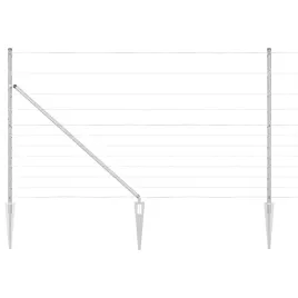 ogrodzenie-pastwiskowe-srebrny-50-x-1-4-m-stal-galwanizowana