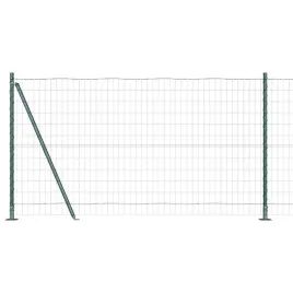 ogrodzenie-z-slupkami-zielony-1-2-x-10-m-stal