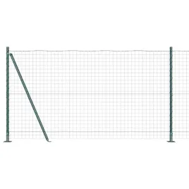 ogrodzenie-z-slupkami-zielony-1-2-x-10-m-stal