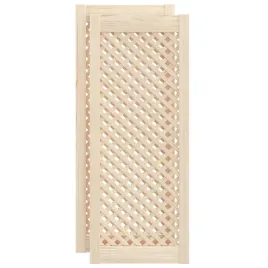 drzwiczki-do-szafki-z-kratka-2-szt-395x99-cm-sosnowe