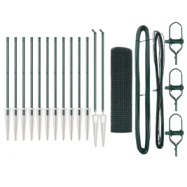 ogrodzenie-z-slupkami-zielony-0-8-x-25-m-stal