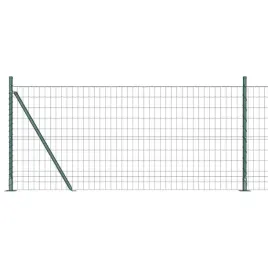 ogrodzenie-z-slupkami-zielony-0-8-x-25-m-stal