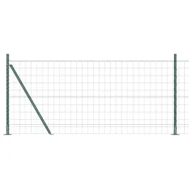 ogrodzenie-z-slupkami-zielony-0-8-x-25-m-stal
