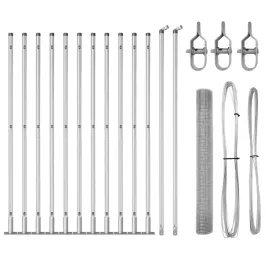 ogrodzenie-z-slupkami-srebrny-1-2-x-25-m-stal