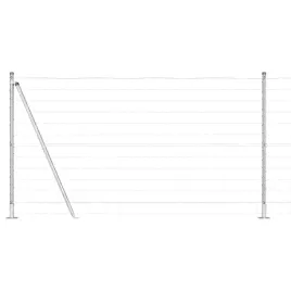 ogrodzenie-z-slupkami-srebrny-1-2-x-25-m-stal