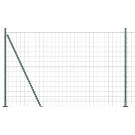 ogrodzenie-z-slupkami-zielony-1-4-x-10-m-stal