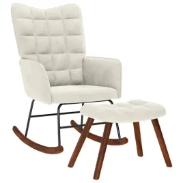 fotel-bujany-ze-stolkiem-kremowy-aksamit