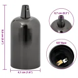 oprawki-do-lamp-2-szt-blyszczace-czarne-e27-stan-nowy-marka-vidaxl