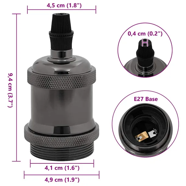oprawki-do-lamp-2-szt-blyszczace-czarne-e27-stan-nowy-rodzaj-oprawa